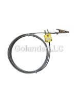 K Type Thermocouple with Alligator Clip