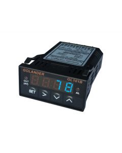 9-30V DC Powered 1/32 DIN PID Temperature Controller, Blue