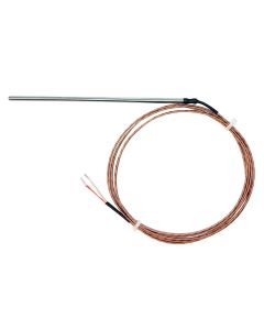 J type Thermocouple: 4mm OD x 150mm Length, Split Leads, 6 ft Cable